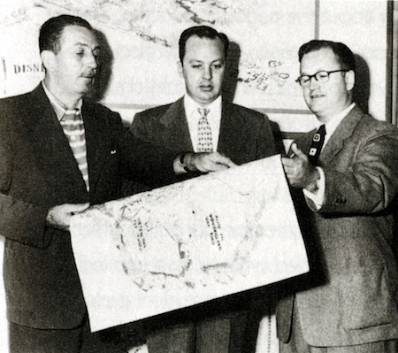 Walt Disney, with CV Wood and Buzz Price