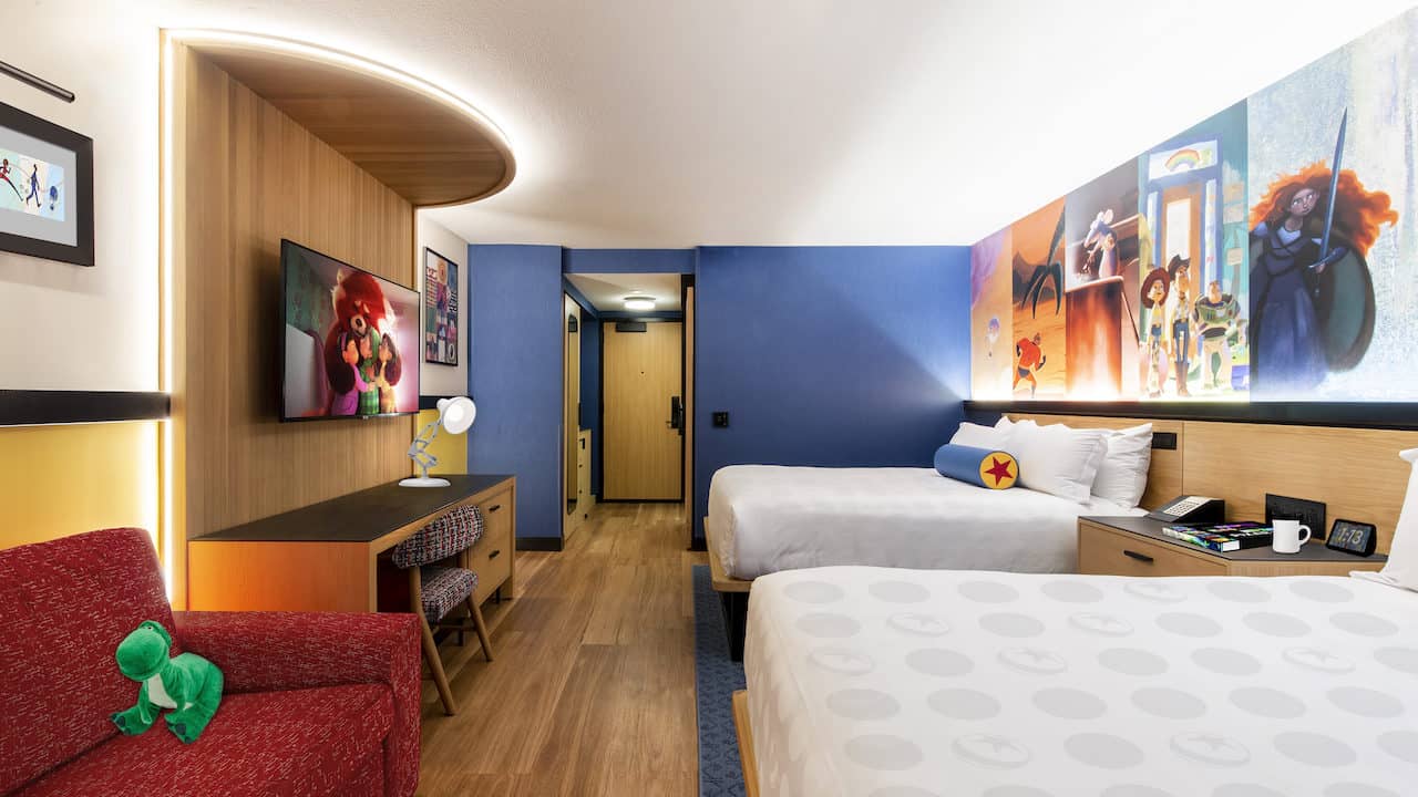 Pixar Place Hotel guest room