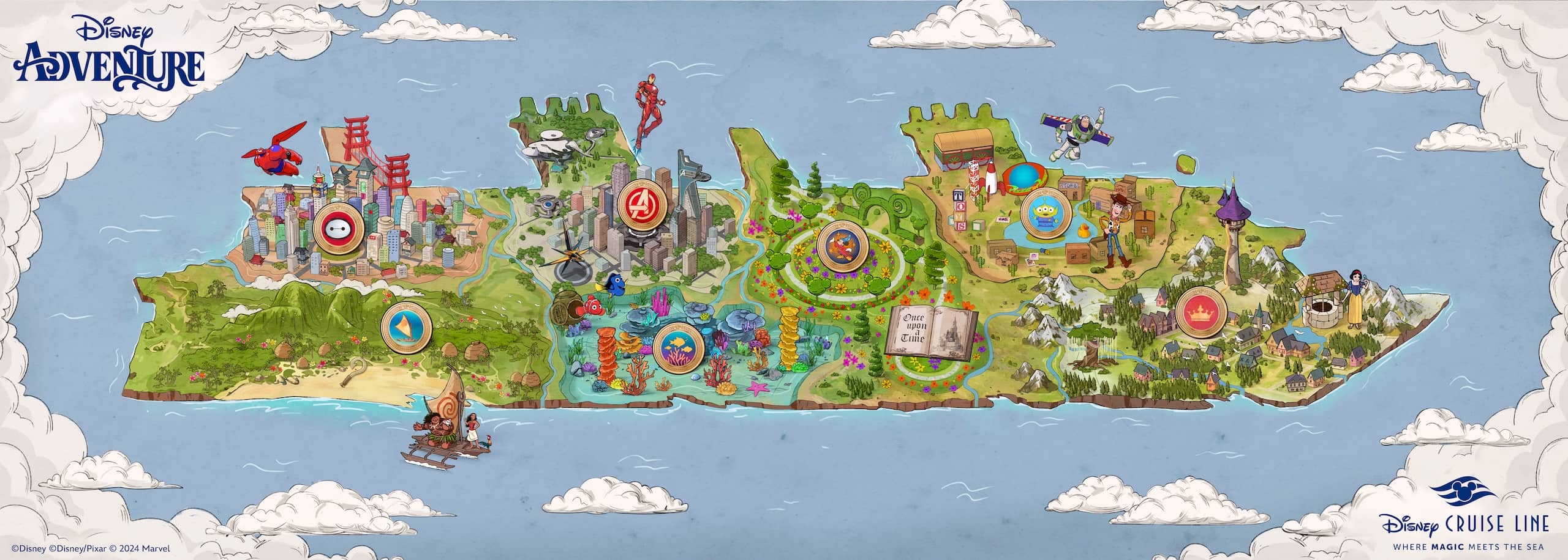 Disney Adventure map