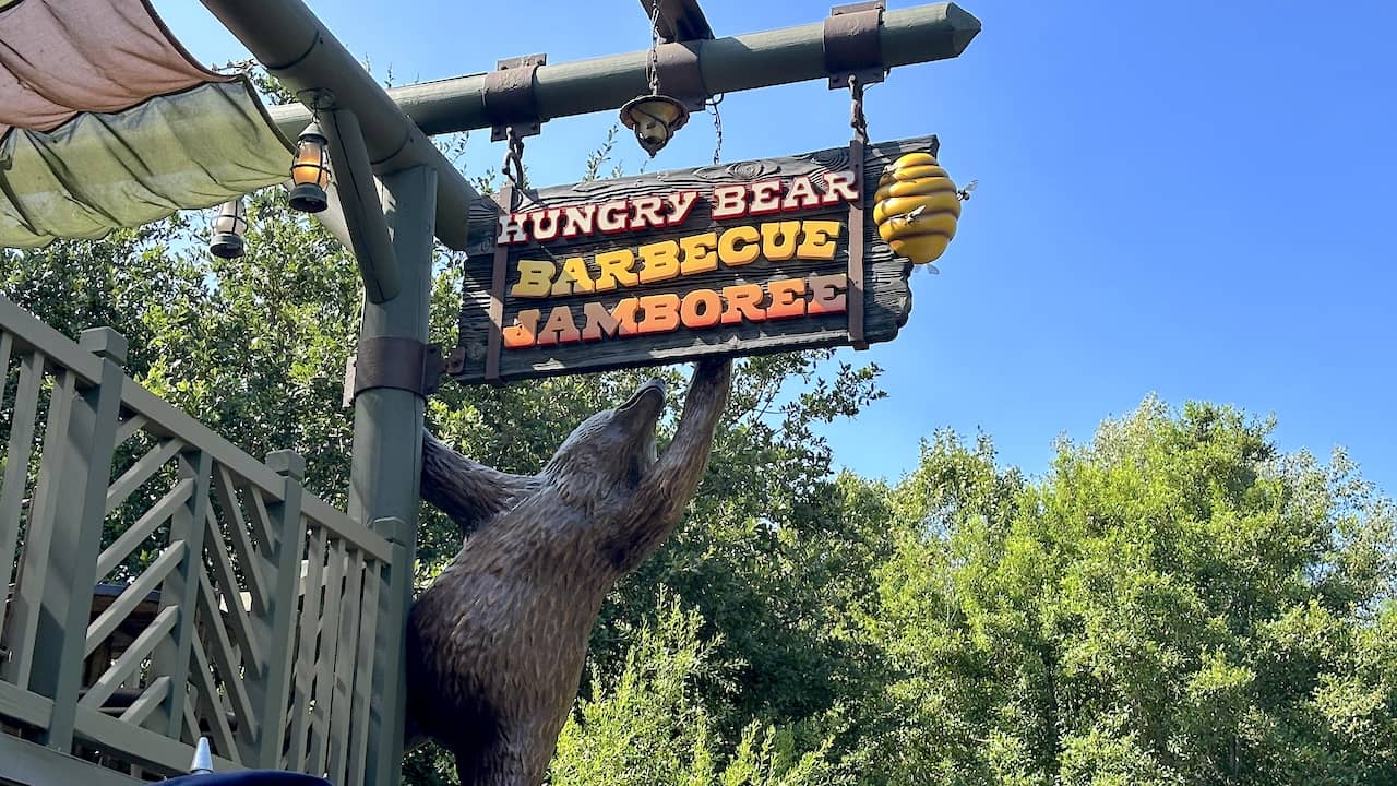 Hungry Bear Barbecue Jamboree sign