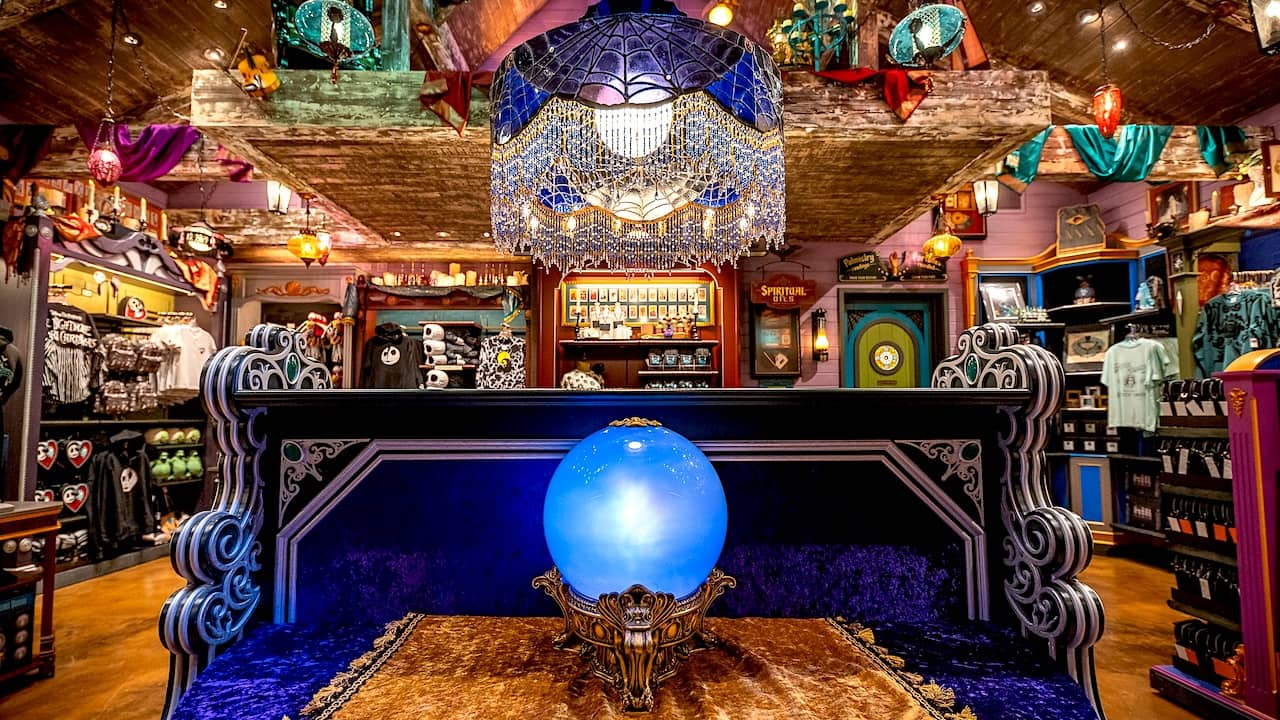 Inside Madame Leota's Somewhere Beyond