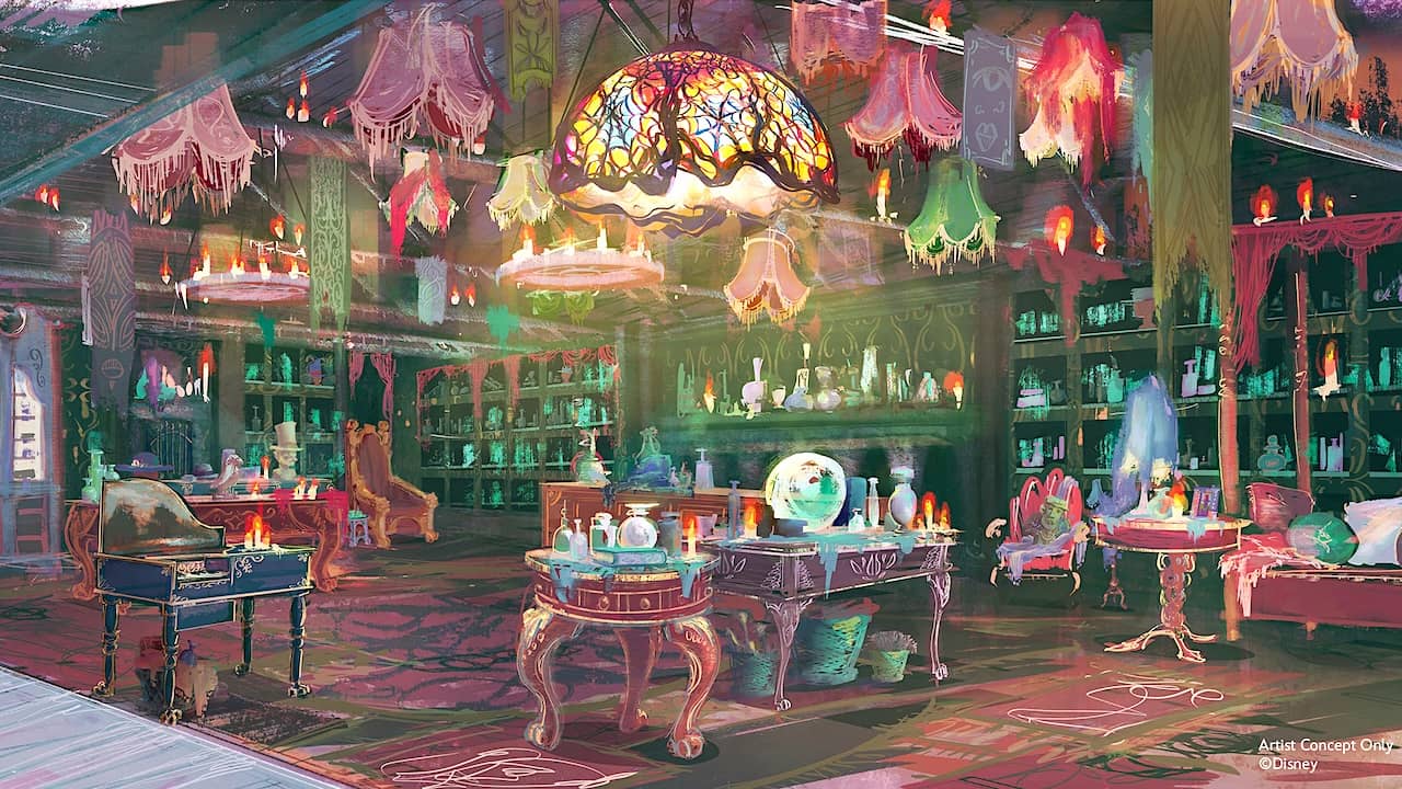 Inside Madame Leota’s Somewhere Beyond