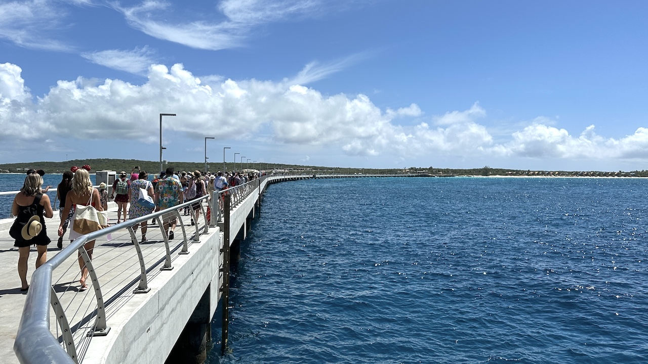 Lookout Cay pier