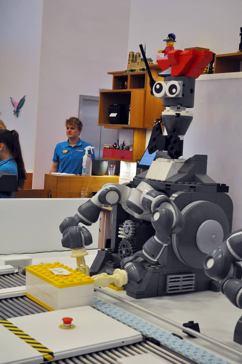 Robert in the kitchen at Lego House