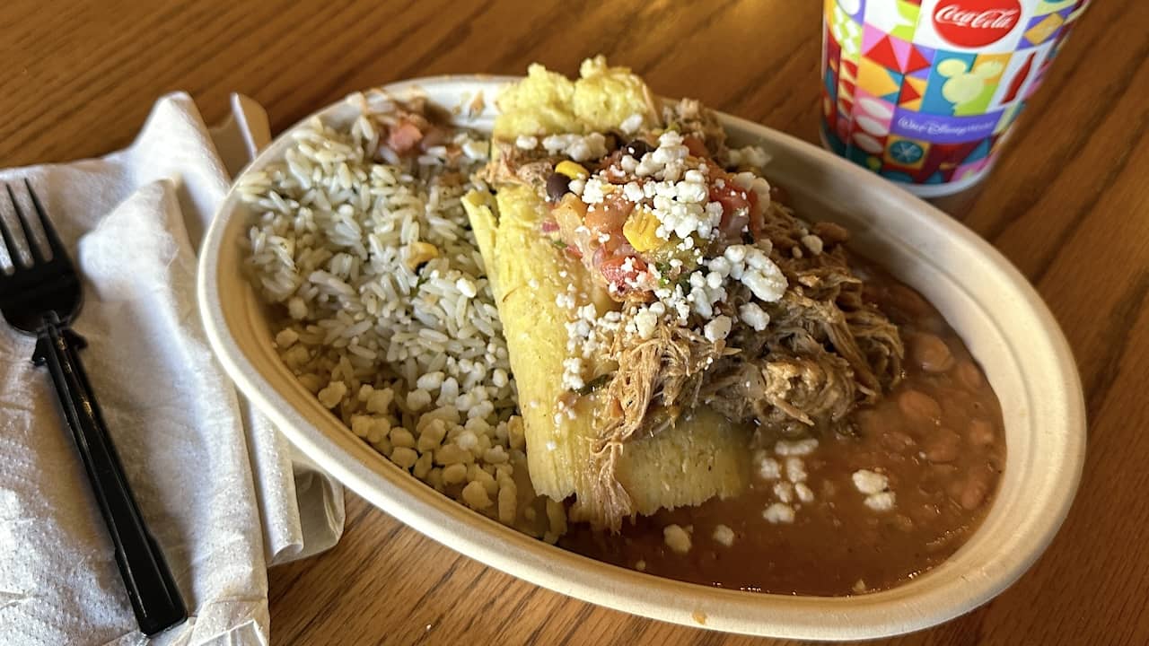 Steamed Tamale with Green Chile Pork