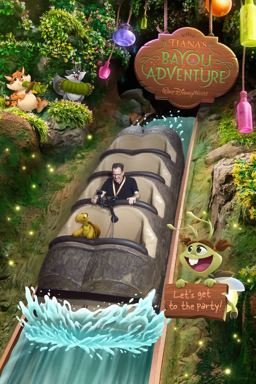 Tiana's Bayou Adventure on-ride photo