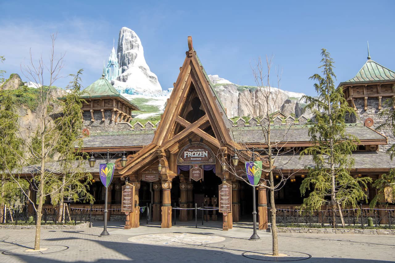 Anna and Elsa's Frozen Journey entrance