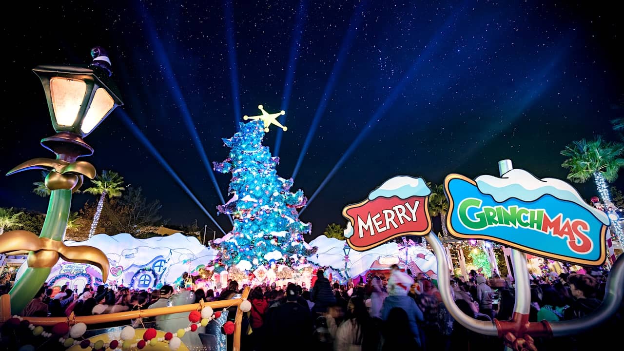 Grinchmas nightly tree-lighting ceremony