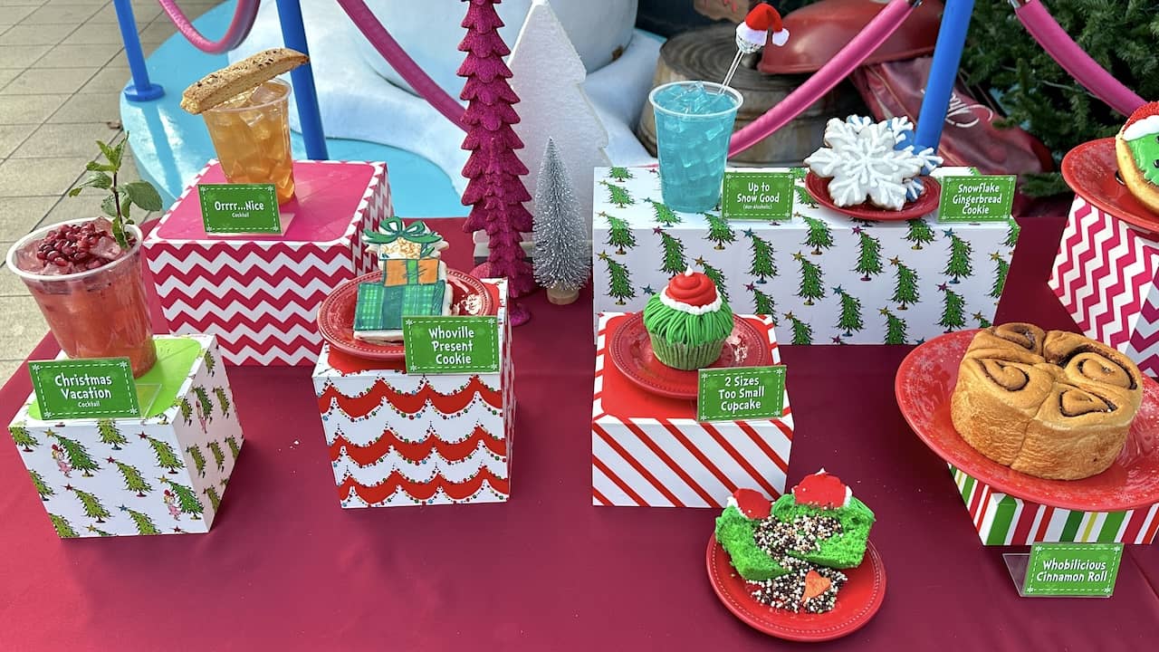 Grinchmas food and beverages