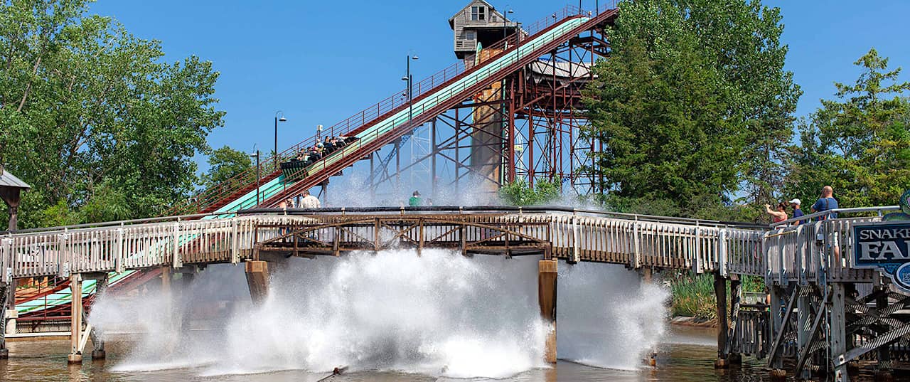 It's last call for a once record-setting flume ride