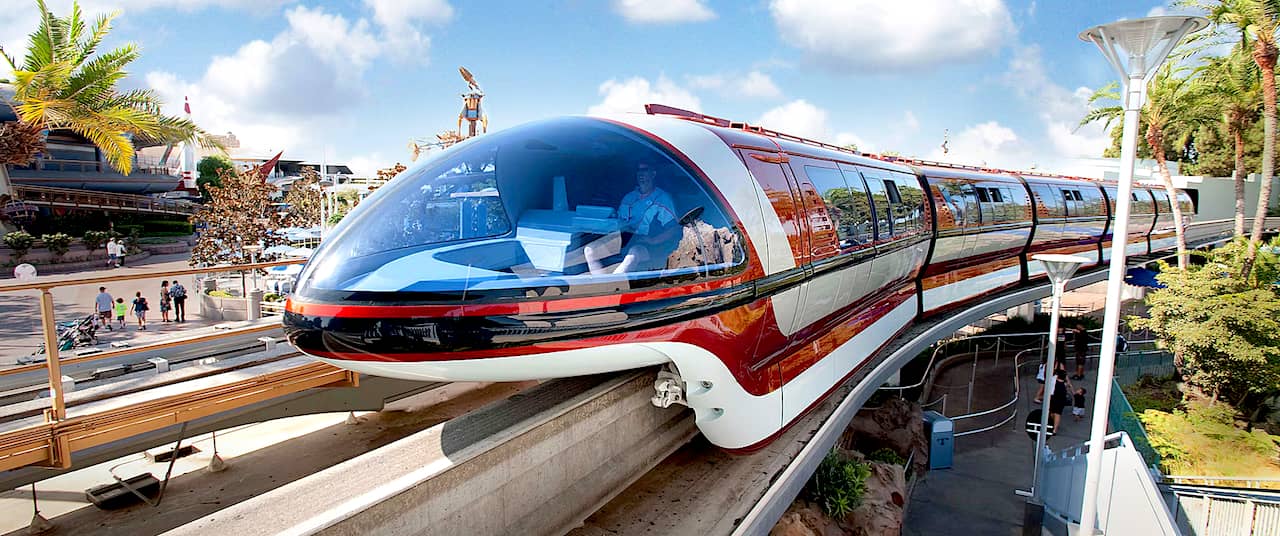 Come ride on Disneyland's monorail