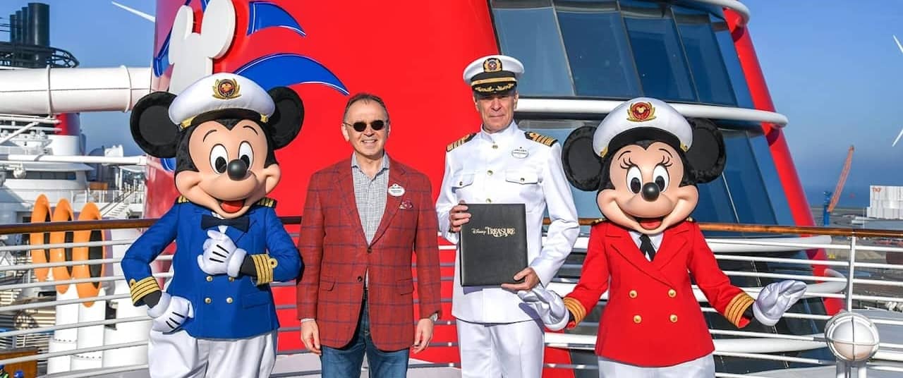 Disney takes delivery of its newest cruise chip