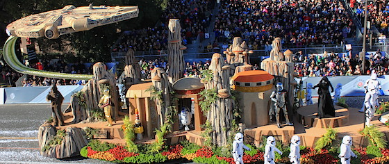 Disneyland's Float Highlights the 2016 Rose Parade