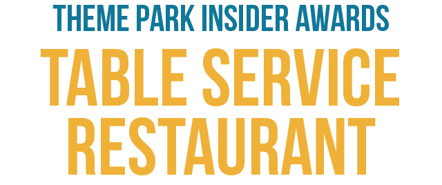 Time to pick theme parks' best table service restaurant