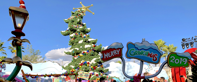 The Grinch and Harry Potter welcome Christmas at Universal