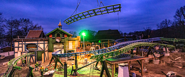 Efteling completes the track for its new family coaster