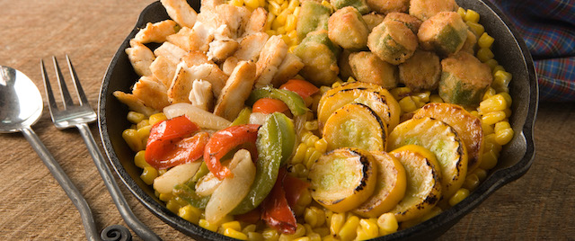 Bored and hungry? Make Silver Dollar City's Succotash Skillet
