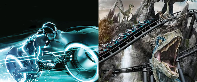 Who Wins 2021: Disney's TRON or Universal's VelociCoaster?