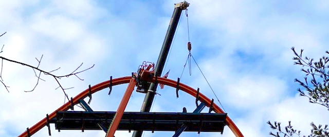 Six Flags Great Adventure Tops Off Jersey Devil Coaster