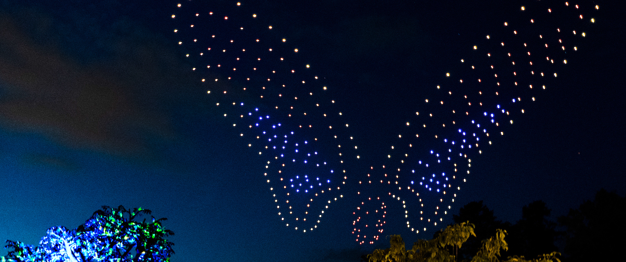 Drones Animate the Summer Skies Above Dollywood