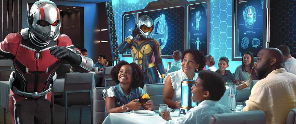 First Look at Disney Cruise Line's Marvel Dining Experience