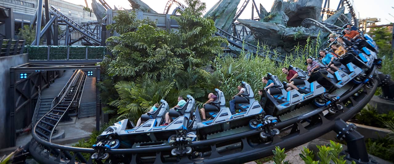 Jurassic World VelociCoaster Claims Roller Coaster Crown