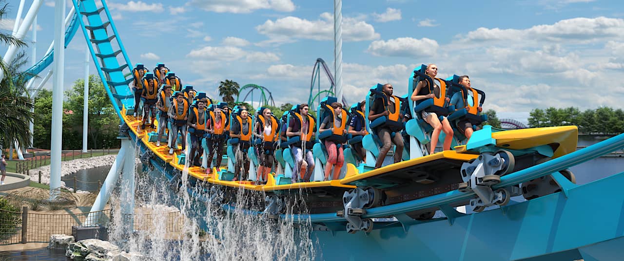 SeaWorld Orlando shares first look at new surfing coaster