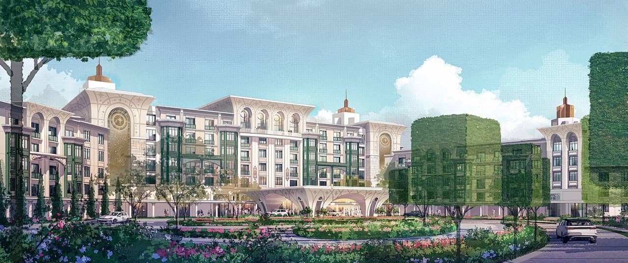 Shanghai Disneyland shares first image of its new hotel