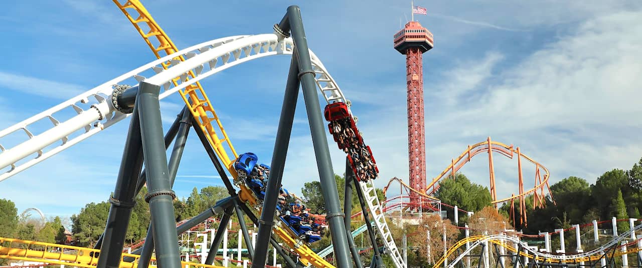 Six Flags Rides & Attractions