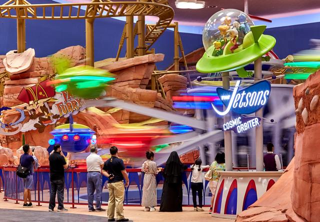 The Jetsons Cosmic Orbiter at Warner Bros. World Abu Dhabi