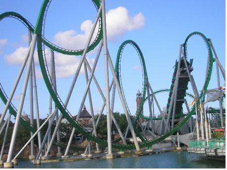 Incredible Hulk Coaster Photos